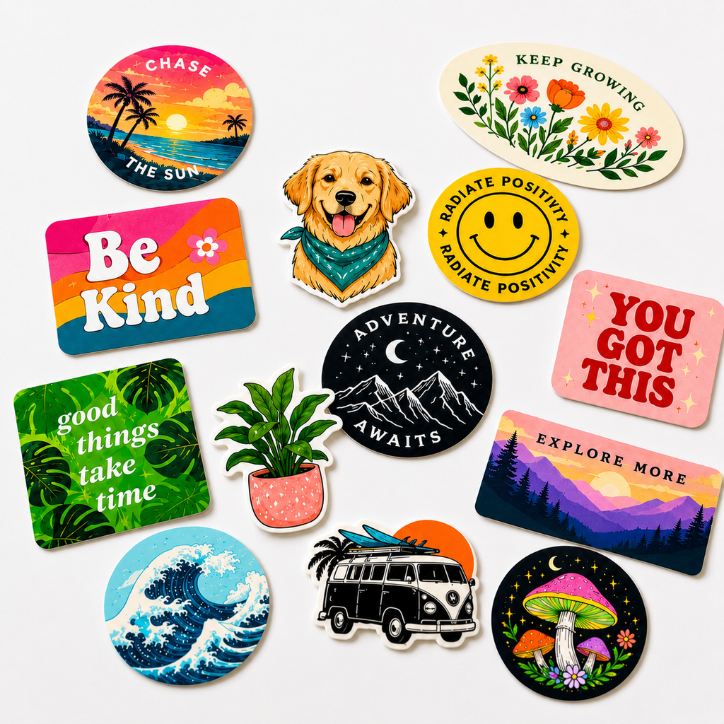Die-Cut Vinyl Stickers